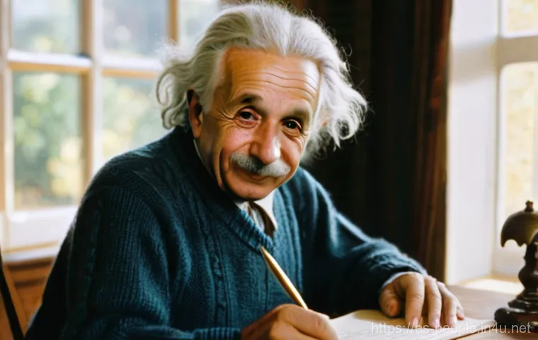 알버트 아인슈타인 유대인 정체성 - **Prompt:** A determined and compassionate Albert Einstein, in his middle age, stands at a podium in...