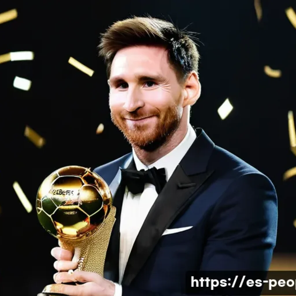 리오넬 메시 개인상 - **Image Prompt 1: The Golden Reign - Ballon d'Or Moment**
"A stunning, high-resolution cinematic...